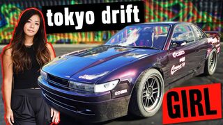 Pro Drifter from Japan Tries her First V8! // Build Breakdown