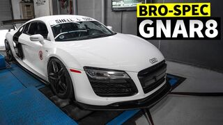 Supercharged Audi R8 V10 Howls for Horsepower on the Dyno! // Dyno Everything