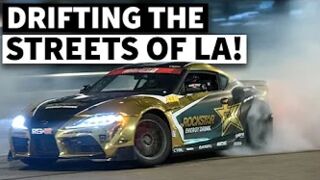 Drifting Supras in the Streets of Los Angeles