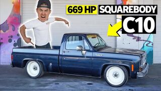 Chevy C10 Work Truck Turned 669hp Party Animal: Zac’s Square Body Chopper Hauler