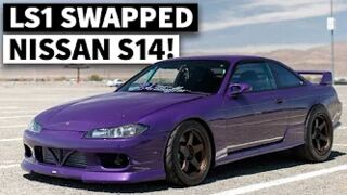 The Silvette: an S15-Faced Nissan 240sx Drag Car With a Built LS, Supercharger, and Meat in the Back