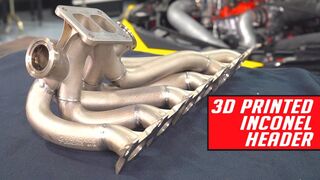 Turbo Manifold 3D Printed from Inconel Powder