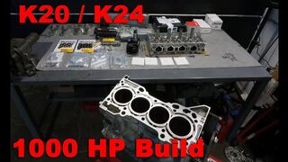 K24 Engine Build Start To Finish -  The Best 4 Cylinder Ever Made