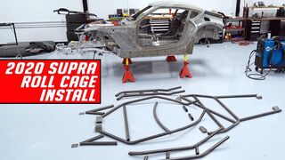 2020 Drift Supra CAD Designed Roll Cage Install and Fabrication