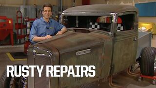Replacing The '34 International's Rusty Floorboard With A Custom Rebuild - Trucks! S3, E11