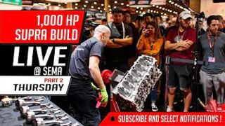 1,000 HP Supra build | Live @ Sema | Thursday