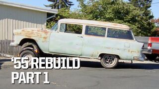 1955 Chevy Handyman Hot Rod Wagon Rebuild - Part 1
