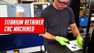 Titanium Retainer CNC Lathe Machined and Installation