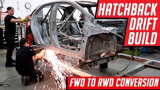 Drift Car Build FWD Corolla Hatchback to RWD 1000 Horsepower Conversion