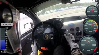 In Car POV Fredric Aasbo (Scion tC Turbo w/ Nitrous) vs. JR Gittin V8 Monster Mustang