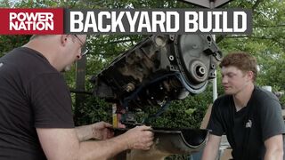 Chevy 350 TBI Built In The Backyard with Hand Tools? Challenge Accepted! - Engine Power S8, E17