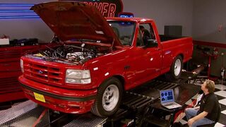 Chassis Dyno Shootout: Chevy 454 SS vs Ford Lightning MuscleTrux Wars Part 6 - Trucks! S10, E15