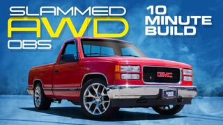 Building an ALL WHEEL DRIVE OBS Chevy in 10 Minutes
