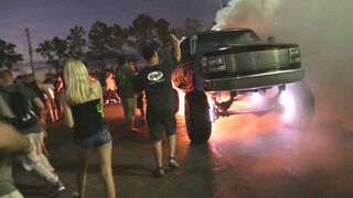Lifted Truck Blows Up - FL2k  Burnout Contest