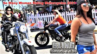 2021 Daytona Bike Week, So Many Women Riding Motorcycles, Harley-Davidson, and More!