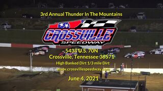 Crossville Speedway Weekly Divisions June 4, 2021