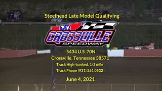 Steelhead Late Model Qualifying @ Crossville Speedway June 4, 2021