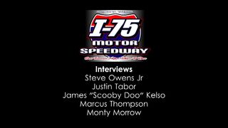 I-75 Motor Speedway Drivers Interviews 9-1-14