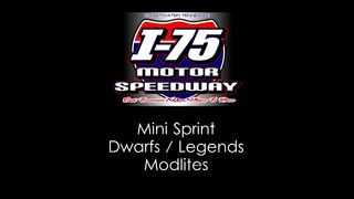 I-75 Motor Speedway Mini Sprint - Legends - Dwarf - Modlites 9-1-14