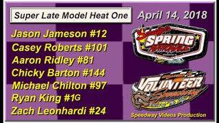 Spring National Series Heat 1 @ Volunteer Speedway April 14, 2018