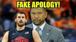 Jalen Rose offers FAKE APOLOGY for calling Kevin Love a TOKEN and stands by his comments!