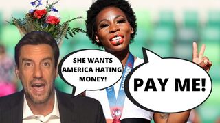 Fox News' CLAY TRAVIS Slams Gwen Berry! Woke Olympian Wants MONEY after NATIONAL ANTHEM STUNT