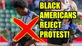 A HUGE MAJORITY of Black Americans REJECT Gwen Berry and Social Justice protest at Olympics!