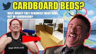 Olympic Athletes in Tokyo forced to sleep on CARDBOARD BEDS to stop any HANKY PANKY!