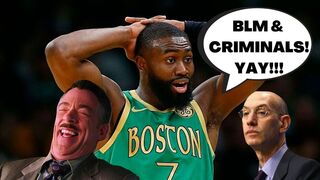 Boston Celtics' JAYLEN BROWN Preaches MORE BLM & SOCIAL JUSTICE RHETORIC! As WOKE NBA ratings SUCK