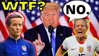 USA Soccer's MEGAN RAPINOE Claims Her & President TRUMP Are ALIKE? WTF?