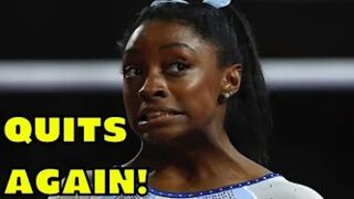 Simone Biles QUITS Again! Walks AWAY from Vault & Beam Competition at Olympics