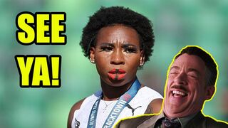 Gwen Berry EMBARRASSES herself at Olympics and FAILS to medal! | No National Anthem Protest for her!