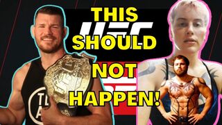 UFC's MICHAEL BISPING RIPS Transgender Alana McLaughlin MMA Bout vs Female! ESPN analyst says No!