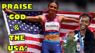 Sydney McLaughlin & Dalilah Muhammad WIN Gold & Silver MEDALS! PRAISE GOD & THE USA at OLYMPIC GAMES