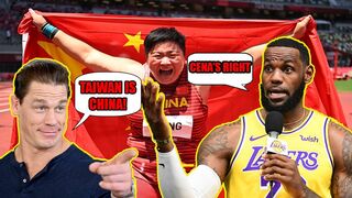 China CHEATS and changes Gold Medal count after LOSING at Olympics! | John Cena and Lebron approve?