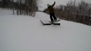 Day 8! TAIL PRESSING ON A SNOWBOARD!