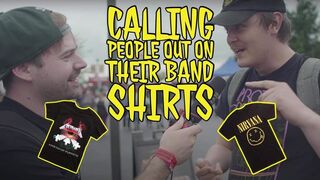 calling people out on their band shirts
