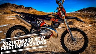 2021 KTM 300XCW TPI - Winter Sand Ride First Impressions