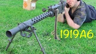 1919A6 Full Auto - Shooting and Disassembly