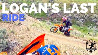 Logan's Last Ride on his KTM 150 XCW