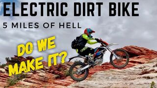 5 Miles of Hell on Electric Dirt Bike KTM Freeride E-XC [Do we make it?]