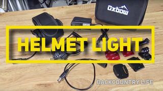 OXBOW VOYAGER DIRT BIKE HELMET LIGHT KIT - Box opening