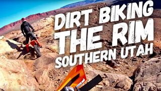 2020 KTM 250XC TPI (Riding the Rim Desert Dirt biking)