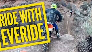 Dirt biking in the desert (Riding with Tyler from EveRide)