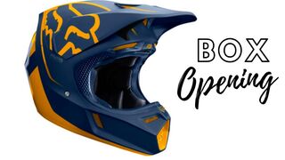Fox V3 Helmet and riding pants box opening