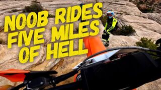 Noob Rides Five Miles of Hell [Is he CRAZY?]