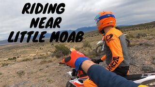Dirt Biking out by Little Moab