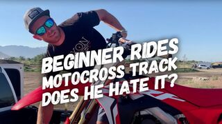 Beginner Rides Motocross Track (Does Rich have FUN?)