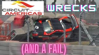 Circuit Of The Americas Wrecks Compilation...And A FAIL!