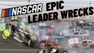 Epic NASCAR Leader Wrecks Montage
